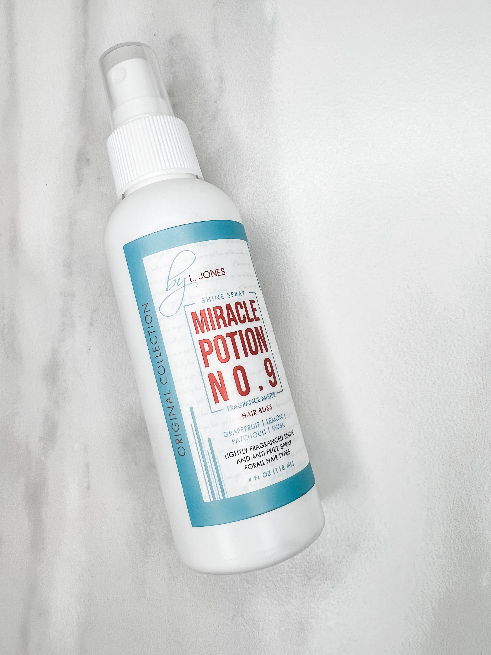 Miracle Potion no 9 Shine Spray & Anti-frizz Spray – by L. Jones