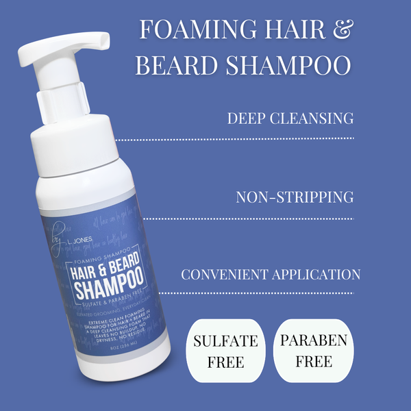 Foaming Hair & Beard Extreme Clean Shampoo